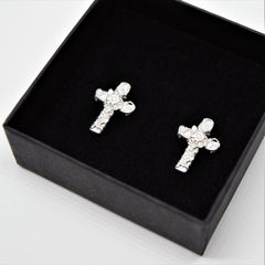Bam Margera Thorned Cross Earrings - Bam Margera Merchandise